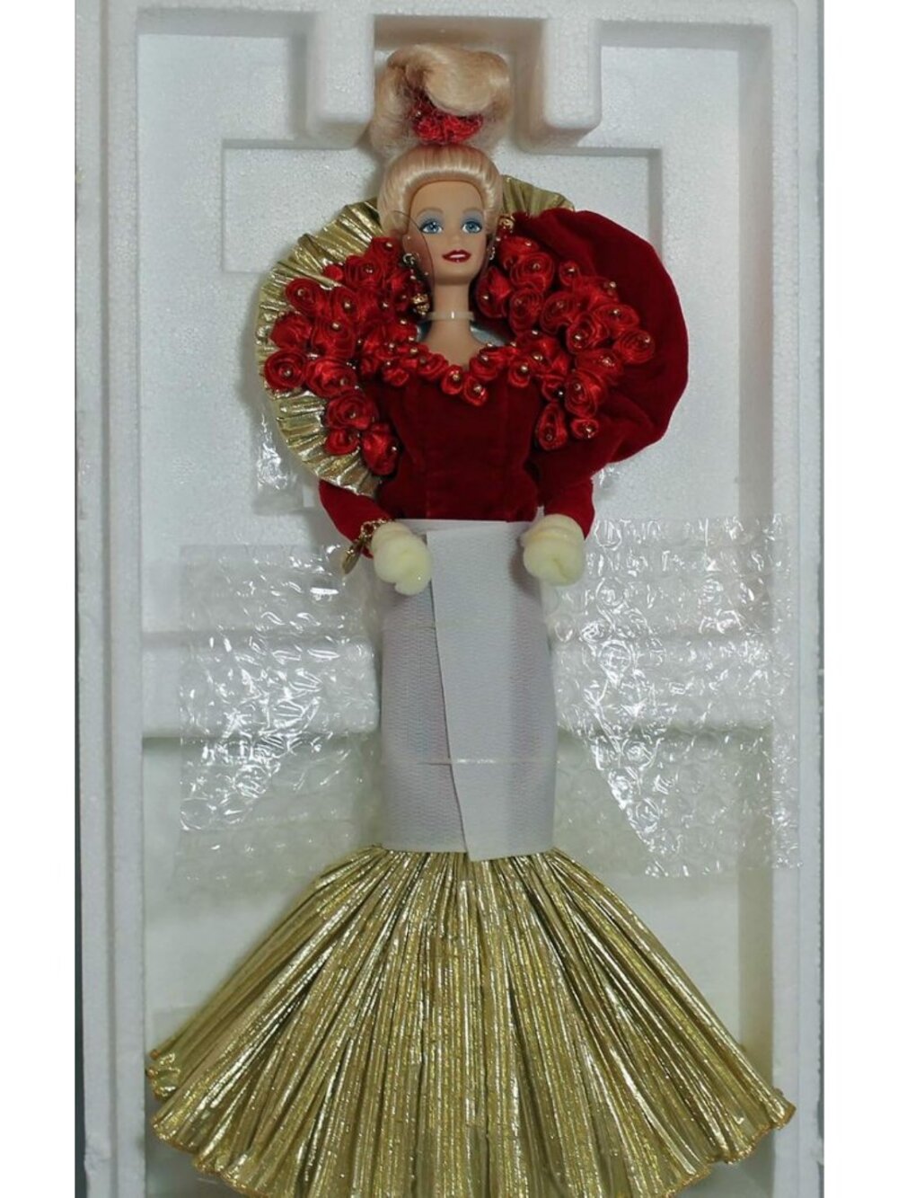 Vintage 50th Anniversary Porcelain Doll - Collectible 1945-1995 Edition